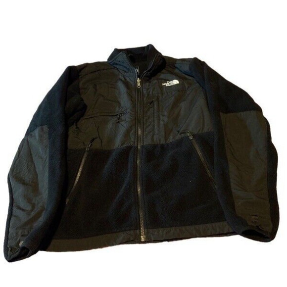 The North Face Other - The NORTH FACE TNF Black Gray Zip Up Fleece Jacket Coat Men's Small GUC